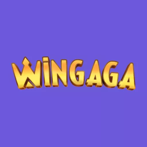 Λογότυπο Wingaga σε σκοτεινό φόντο